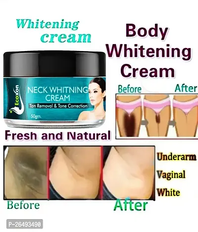 Ecoxon Neck back Whitening Body Cream ,Smooth  Glowing Skin , Long-Lasting Moisturization All Skin Type Body Cream ( 50g ) pack of 1-thumb0