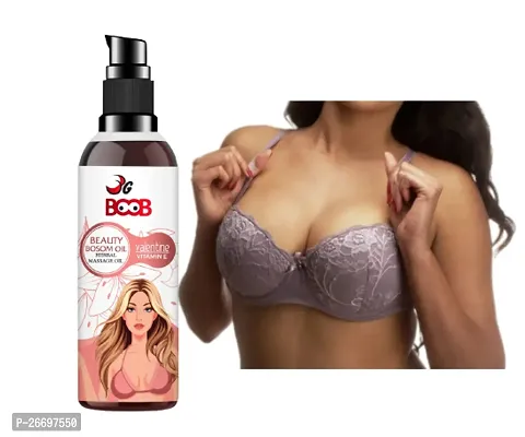 Breast Destressing Oil for Women Relieves Stress Caused by Wired Bra and Breast toner massage oil 100% natural which helps in growth/firming/increase/tigh tening/ for big size bust36 bosom for  Women