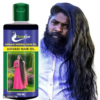 Adivasi herbal hair oil Herbal Kesh oil for Control Hairfall anti dandruff 100 ML (Pack of _1 )