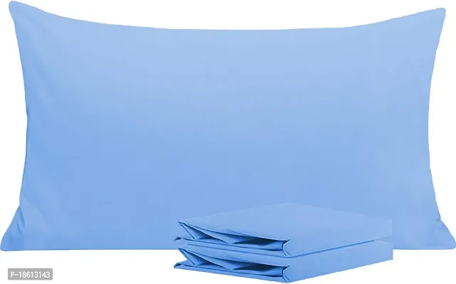 Indian Kingdom 2 Piece Aqua Blue Pillow Cover 600 TC Egyptian Cotton Pillow Cover [17''x27''] Inches-thumb2