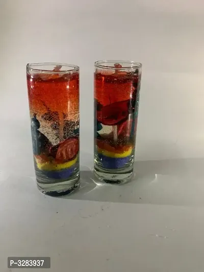 Beautiful Glass Candle 2 Piece