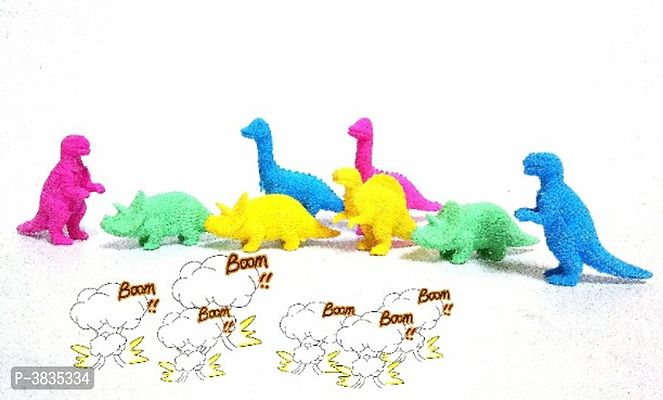 dragon shape eraser for kids (pack of 1 with 4 eraser)-thumb0