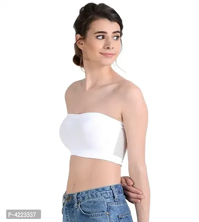 WHITE  COLOR TUBE BRA FREE SIZE-thumb2