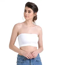 WHITE  COLOR TUBE BRA FREE SIZE-thumb2