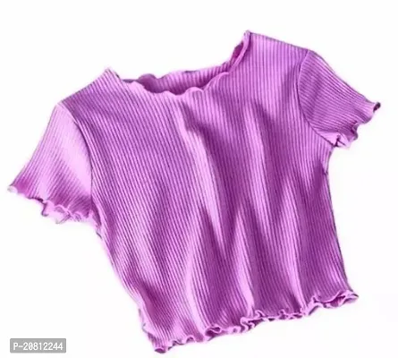 Fancy Cotton Blend Top For Women