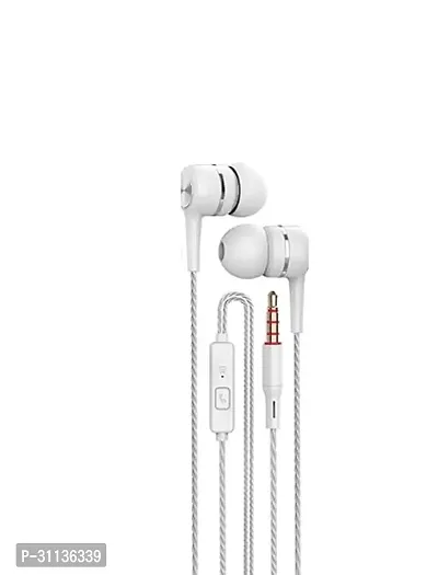 Classic White Wired Headphones/Earphones