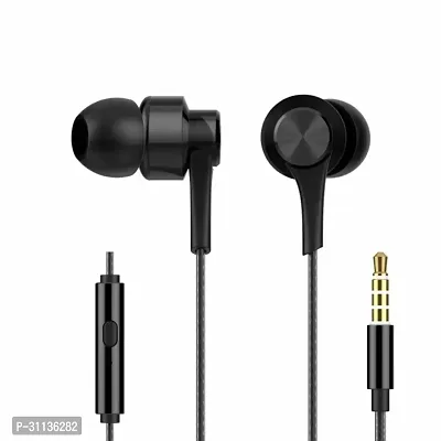 Classic Black Wired Headphones/Earphones