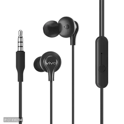 Classic Black Wired Headphones/Earphones