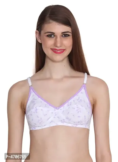 Women's Purple Cotton Bra-thumb0