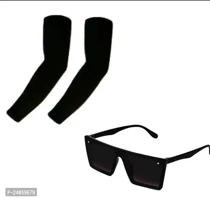 one black sunglasses and 1 combo hand sleeve  combo-thumb0