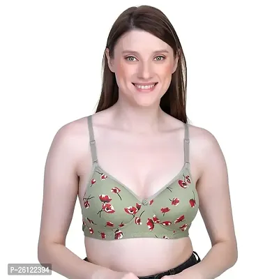 Stylish Cotton Printed Bras For Women-thumb0