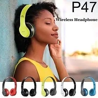 P47 Foldable Wireless  Sports Headphone with Mic-thumb1