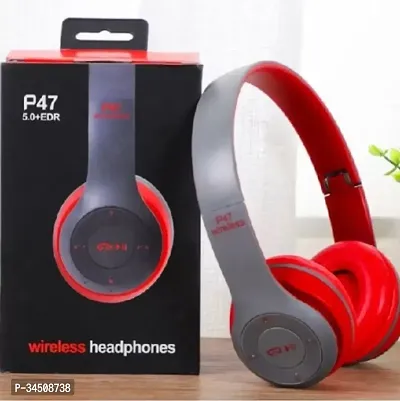 P 47 Wireless Bluetooth Sports Headphones with Microphone-thumb0