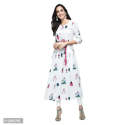 Stunning Rayon Anarkali Women's Kurti-thumb0