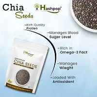 Raw Unroasted Chia Seeds With Omega 3  Fiber For Weight Loss (250GM)-thumb4