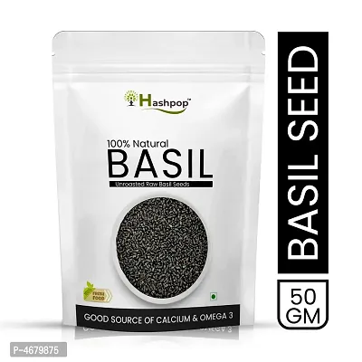 Raw Basil Seeds For Weight Loss (50GM)-thumb0