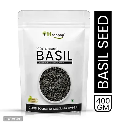 Raw Basil Seeds For Weight Loss (400GM)-thumb0