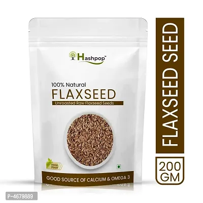 Raw Unroasted Flax Seeds For Eating Rich With Fiber For Weight Management (200GM)