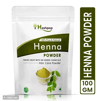 Hashpop Organic And Herbal Henna Leaf Powder For Hair Colour nbsp;100G-thumb0