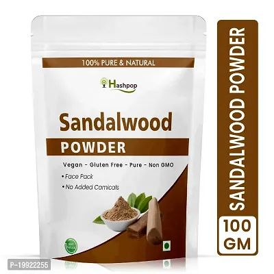 Hashpop Natural Sandalwood Powder for Face pack Face Masks and for Natural white Skin Care Product 100g
