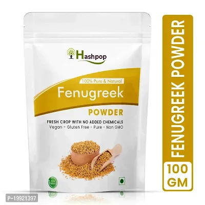 Hashpop Herbal Fenugreek Powder Methi Powder 100G Pack Of 1-thumb0