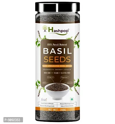 Raw Basil Seeds for Weight Loss (200GM)-thumb0