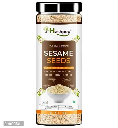 Natural White Sesame Seeds - (Kora Til Tal) -200gm