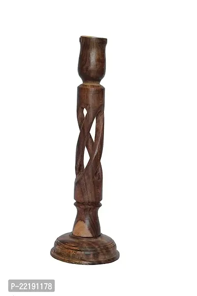 GIFTOSHOPEE Wood Candle Holder-thumb0