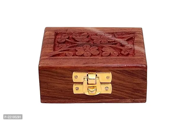 Giftoshopee Wooden Small Storage Box for Jewellery/Gifts-thumb0