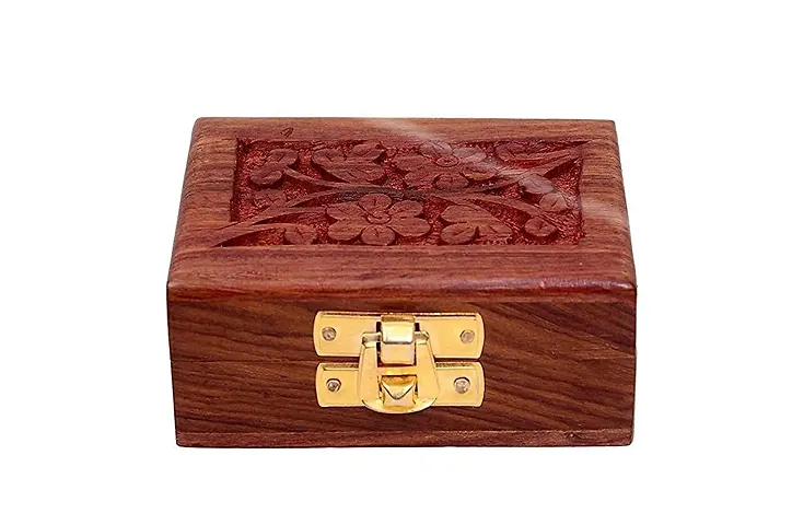 Giftoshopee Wooden Small Storage Box for Jewellery/Gifts