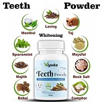 Teeth Fresh Teeth Whitening tooth Powder for yellow teeth (80 Gm)-thumb2