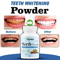 Teeth Fresh Teeth Whitening tooth Powder for yellow teeth (80 Gm)-thumb1