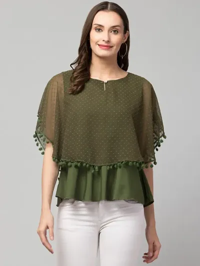 Stylish Fancy Trendy Georgette Top For Women