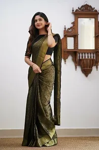 Stylish Fancy Designer Jacquard Saree With Blouse Piece For Women-thumb2