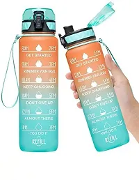 Motivational Sipper Water Bottle, 1ltr-Assorted Pack of 1-thumb1