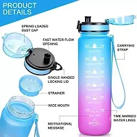 Motivational Sipper Water Bottle, 1ltr-Assorted Pack of 1-thumb2