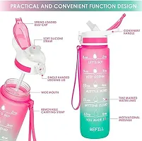 Motivational Sipper Water Bottle, 1ltr-Assorted Pack of 1-thumb2