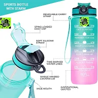 Motivational Sipper Water Bottle, 1ltr-Assorted Pack of 1-thumb2