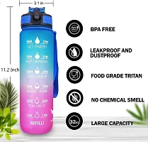 Motivational Sipper Water Bottle, 1ltr-Assorted Pack of 1-thumb3