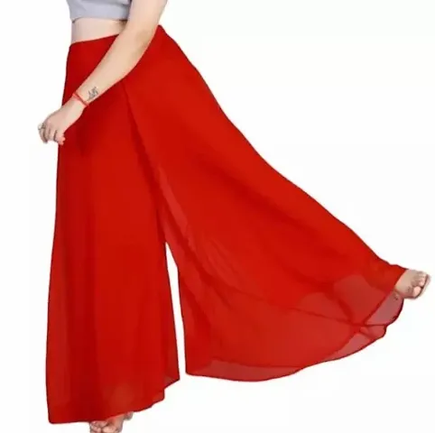 Classic Georgette Palazzos For Women