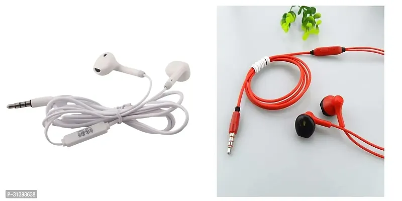 Ultra High Bass Earphone With Mic-Pack Of 2 Multicoloured