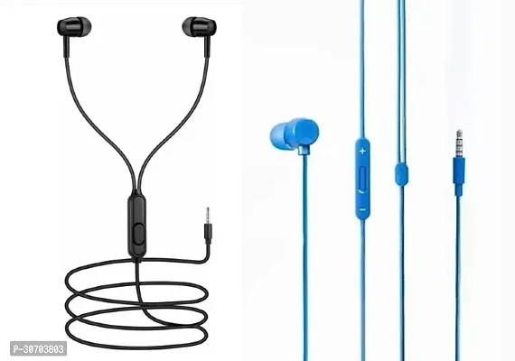 Stylish In-Ear Earphones With Microphone-Pack Of 2