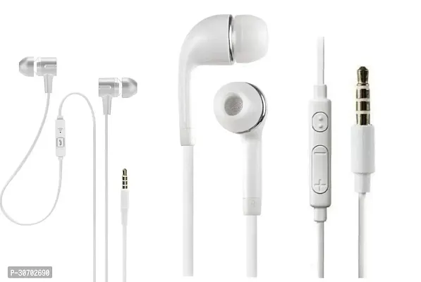 Stylish In-Ear Earphones With Microphone-Pack Of 2