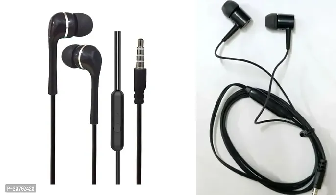 Stylish In-Ear Earphones With Microphone-Pack Of 2