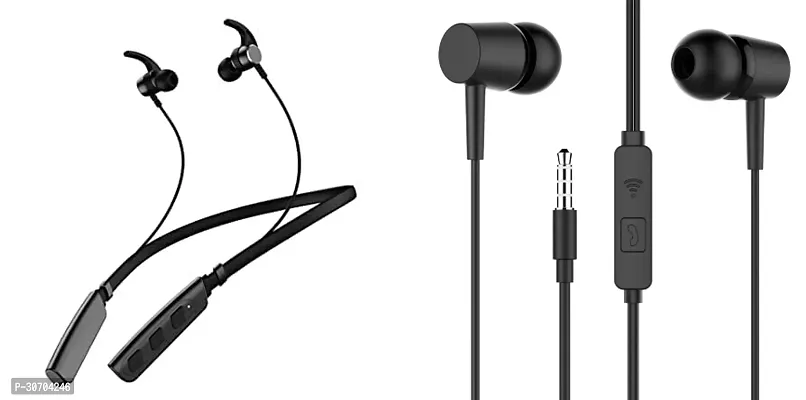 Stylish In-Ear Earphones With Microphone-Pack Of 2-thumb0