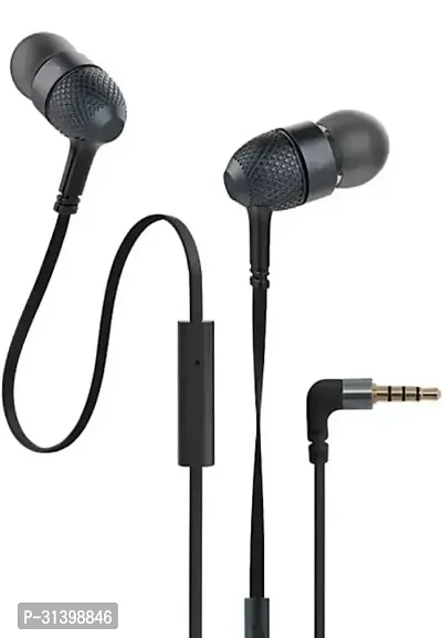 Ultra High Bass Earphone With Mic Black