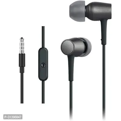 Ultra High Bass Earphone With Mic Black