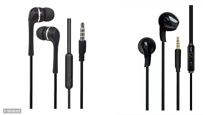 Stylish In-Ear Earphones With Microphone-Pack Of 2-thumb0