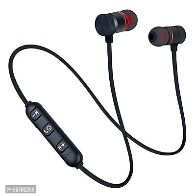 Stylish Black In-Ear Bluetooth Wireless Earphones With Microphone-thumb0