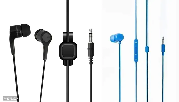 Stylish In-Ear Earphones With Microphone-Pack Of 2